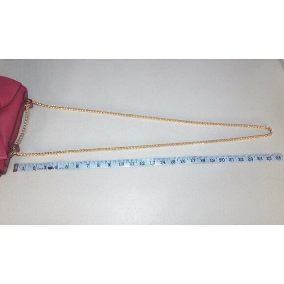 CHARMING CHARLIE RED-ISH PINK COLOR SHOULDER BAG, HANDBAG, PURSE - Picture 9 of 9